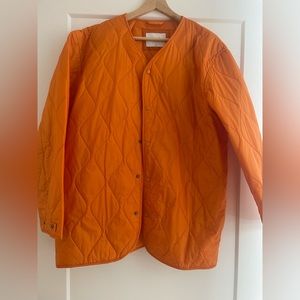 Tna orange liner jacket. Oversized small
